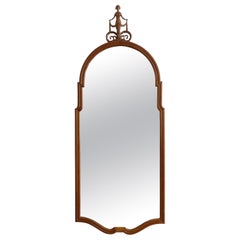 Swedish Grace Carved Mahogany Mirror Topped With a Female, Circa, 1920-30