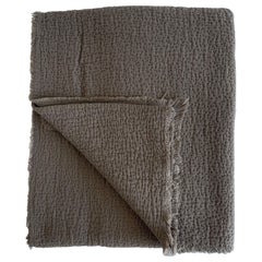 Bria Cotton Matelasse Throw Made in France