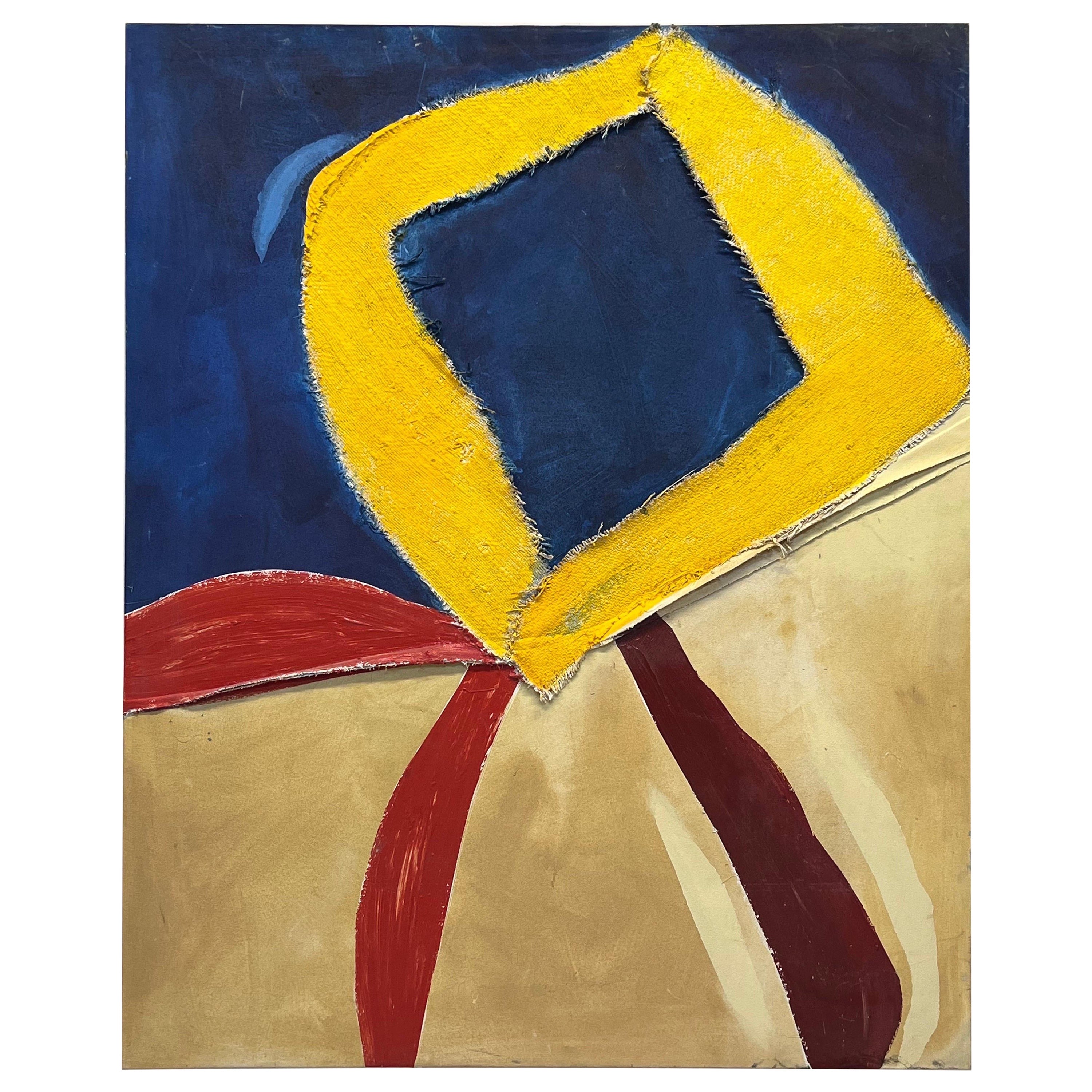 Pittura contemporanea a tecnica mista su tela di Martha Enzmann, 2002