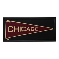 Antique University of Chicago Pennant, Circa 1920-30