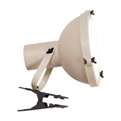 Le Corbusier 'Projecteur 165 Pincer Clip' Table Lamp for Nemo in White Sand