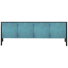 Blue Loop Sideboard 4 Door by Coucou Manou