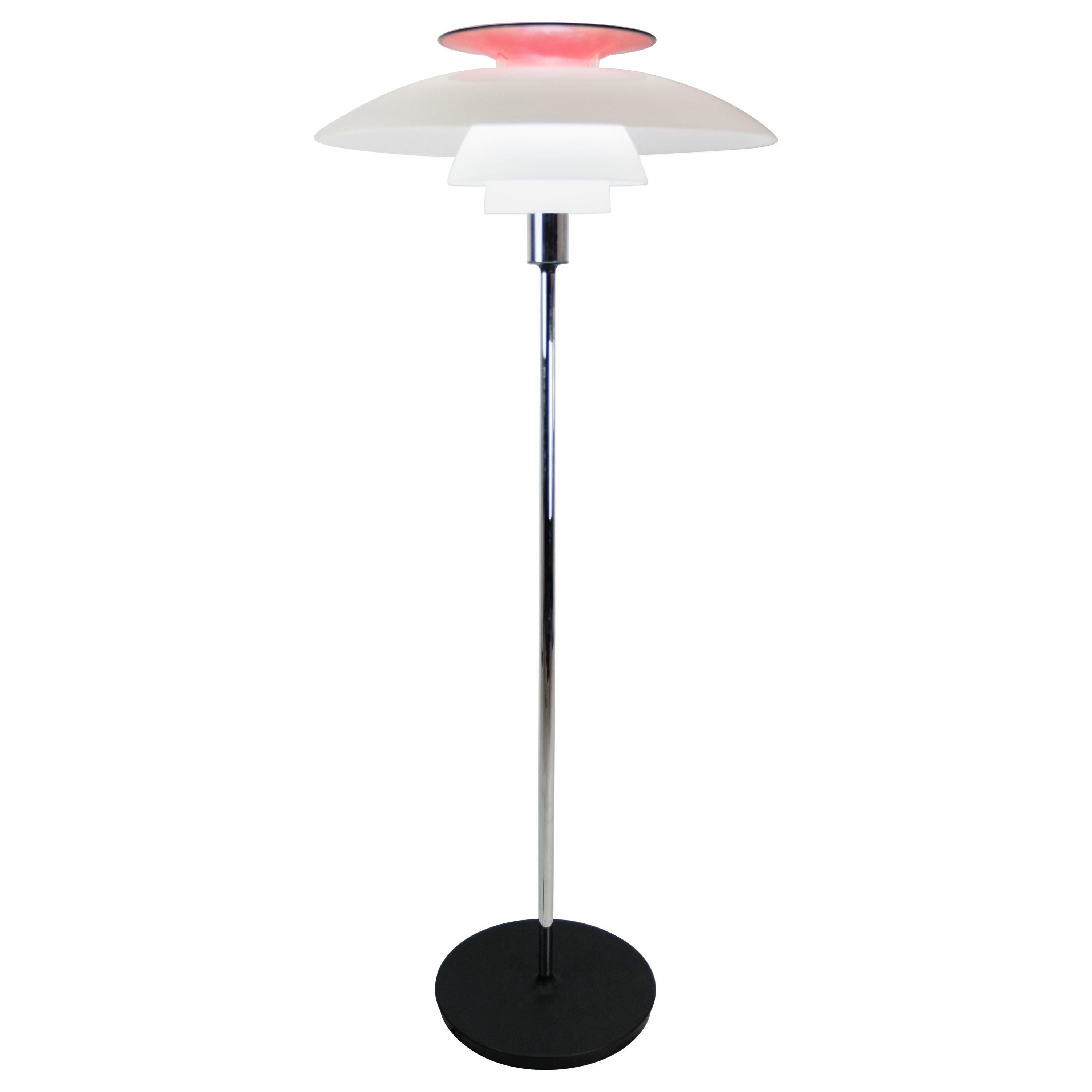 PH Floor Lamp Model PH80 By Poul Henningsen Made By Louis Poulsen From 1974s For Sale