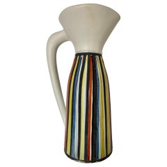 Vintage Ceramic Pitcher Vase by Roger Capron