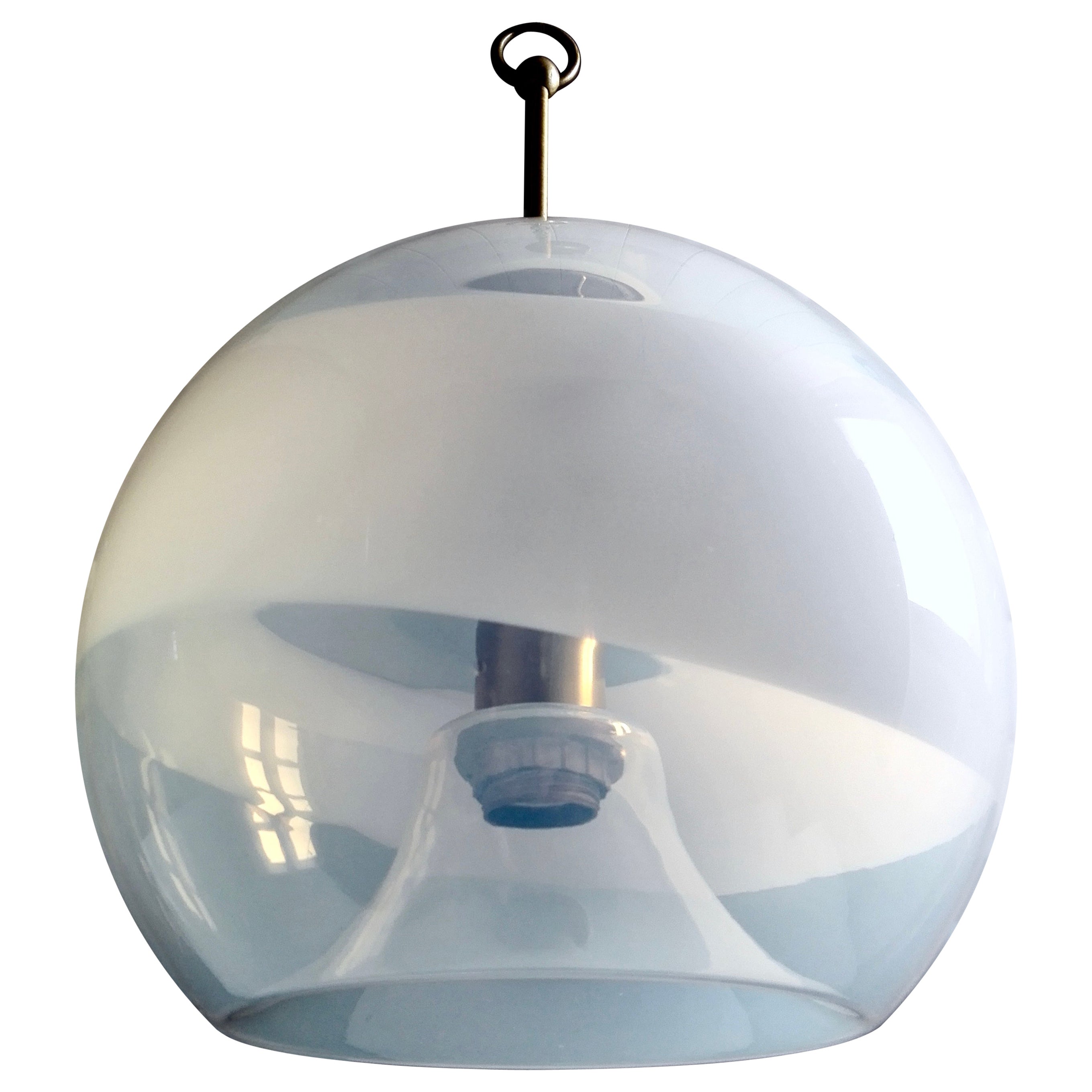 1960s Carlo Nason attributed for Mazzega Space Age Murano Glass Pendant lamp.