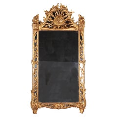 Extra Large Ornately Carved + Painted Mirror