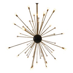 Sputnik Large Brass Stilnovo Style -Design