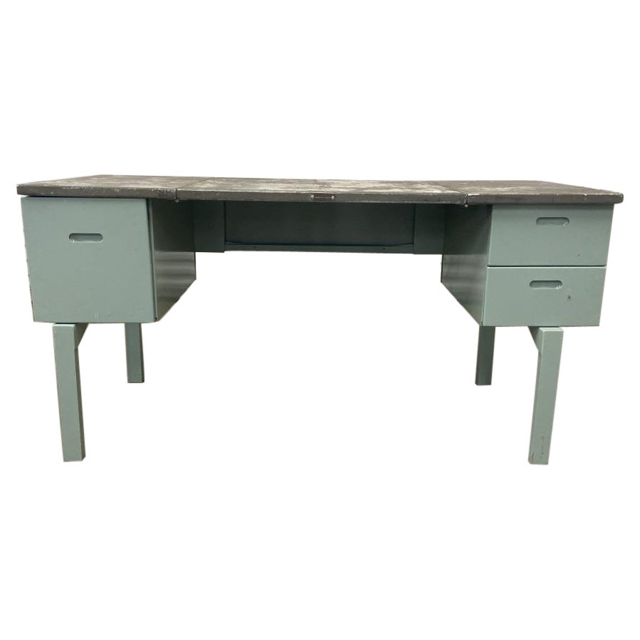 Vintage WWII Folding Military Field Desk For Sale