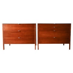 Pair of Walnut Cabinets by Florence Knoll, ca. 1960