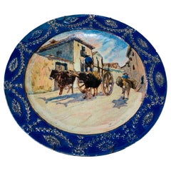 Daniel Zuloaga Boneta Hand Crafted Ceramic Plate