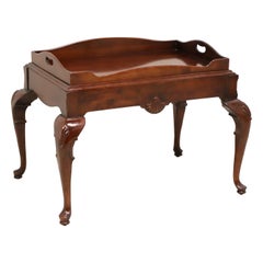 Late 20th Century Solid Mahogany Georgian Tea Serving Table