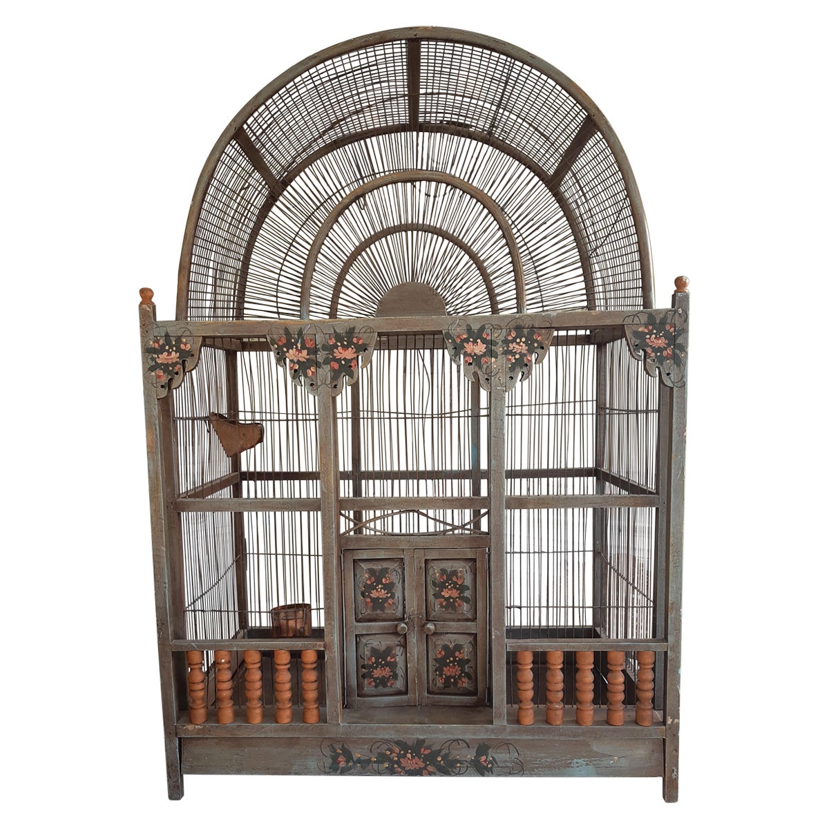 Vintage Bird Cage Pattern