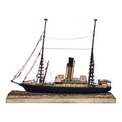 1800's or Early 1900's Detailed Ship Model "U.S. Revenue Cutter Levi Woodbury