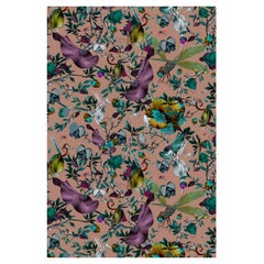 Petit tapis rectangulaire Moooi couleur chair Biophillia en polyamide à poils bas de Kit Miles