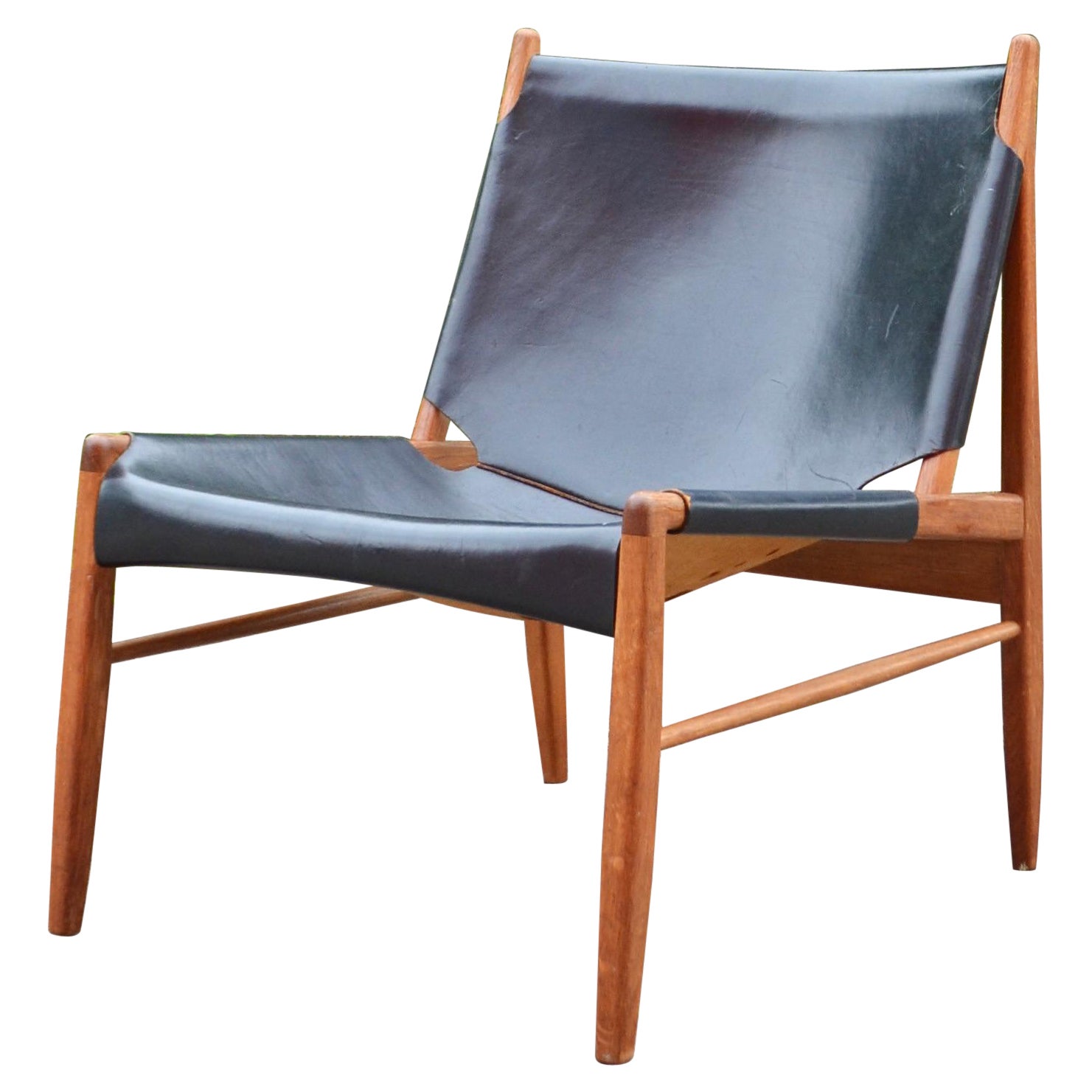 Franz Xaver Lutz Model 1192 Chimney Lounge Chair for Deutsche Werkstätten, 1958 For Sale
