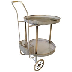 Chariot de bar des années 1960 dans le style de Mategot