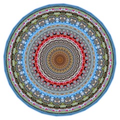 Moooi Small Urban Mandala Chicago Rug in Low Pile Polyamide by Neal Peterson