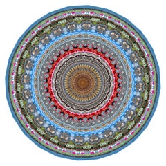 Großer urbaner Mandala Chicago-Teppich aus Polyamide mit niedrigem Flor von Neal Peterson, Moooi