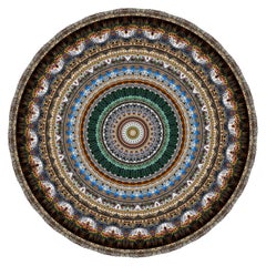 Moooi Large Urban Mandala Mexico Rug in Low Pile Polyamide by Neal Peterson