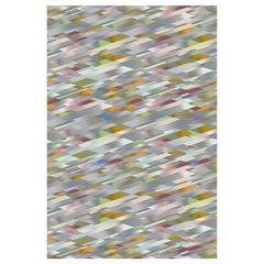 Petit tapis Diagonal Pastel Gradient Moooi en polyamide de fil souple de Kit Miles