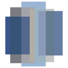 Moooi - Grande polyamide 5 couleurs mélangées bleu nuageux en fil souple de Studio Rens