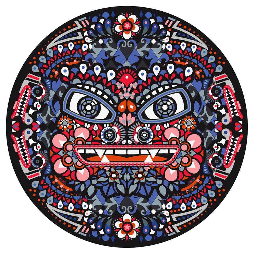 Tapis Moooi Small Monster en laine par Marcel Wanders Studio