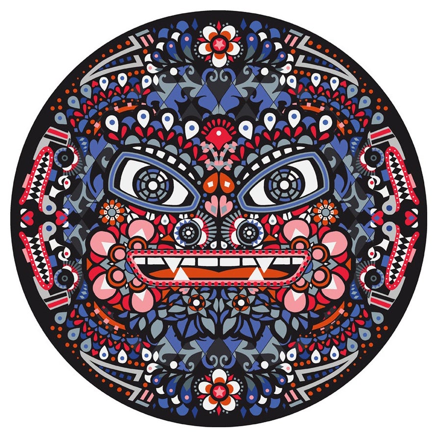 Moooi Medium Monster-Teppich aus weichem Polyamide von Marcel Wanders Studio