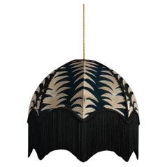 Raja Lampshade with Fringing - Medium (16")