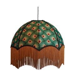 Palmprint Lampshade with Fringing - Large (18")