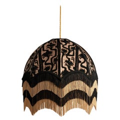 Puzzle Lampshade with Fringing - Medium (16")