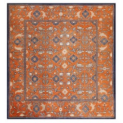 Antique 19th Century W. Chinese Gansu Carpet ( 6'2" x 6'7" - 188 x 200 )