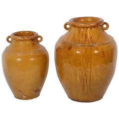 Vintage French Terra Cotta Jugs