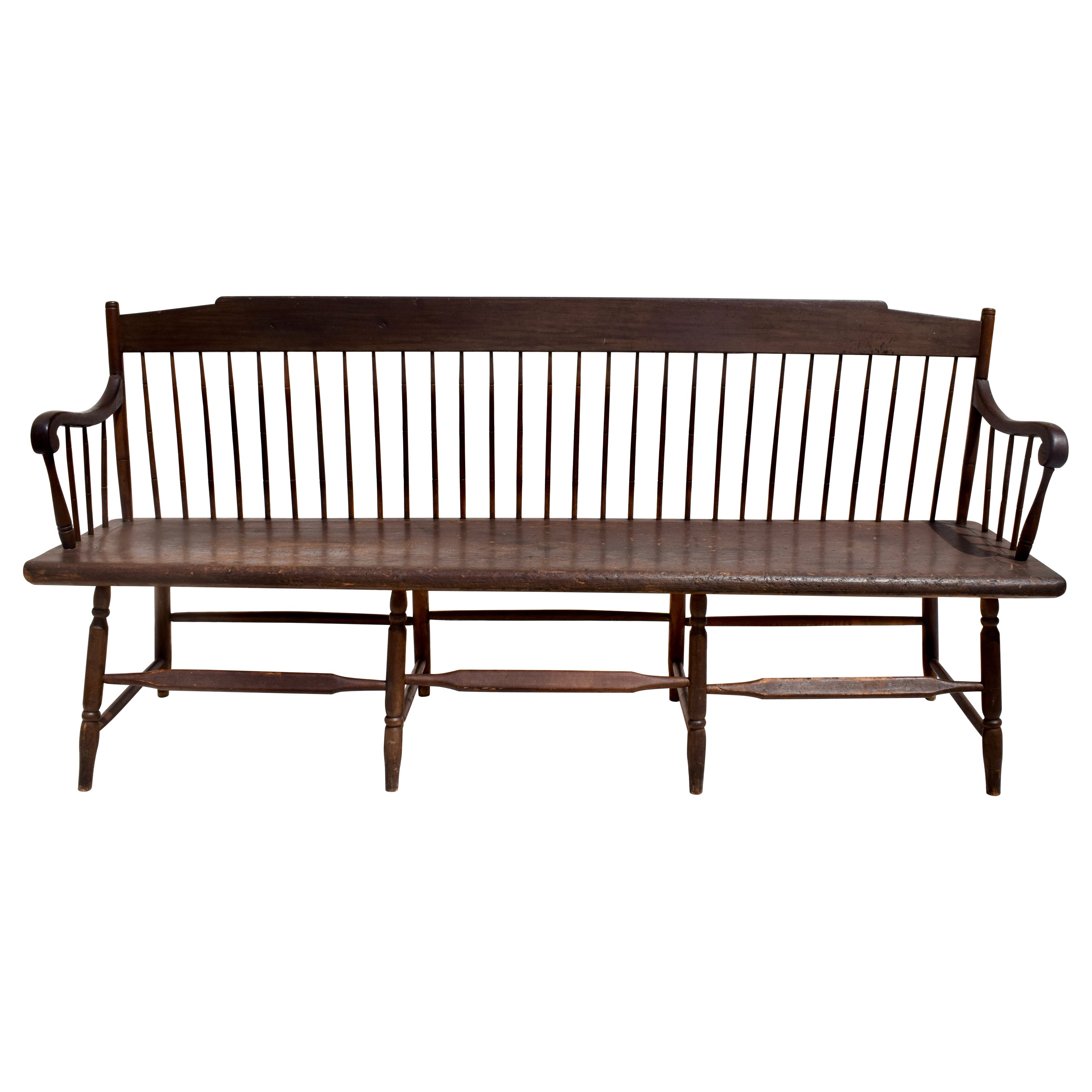 American Windsor Bench Early 19th C.
