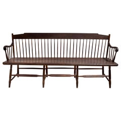 American Windsor Bench Early 19th C.