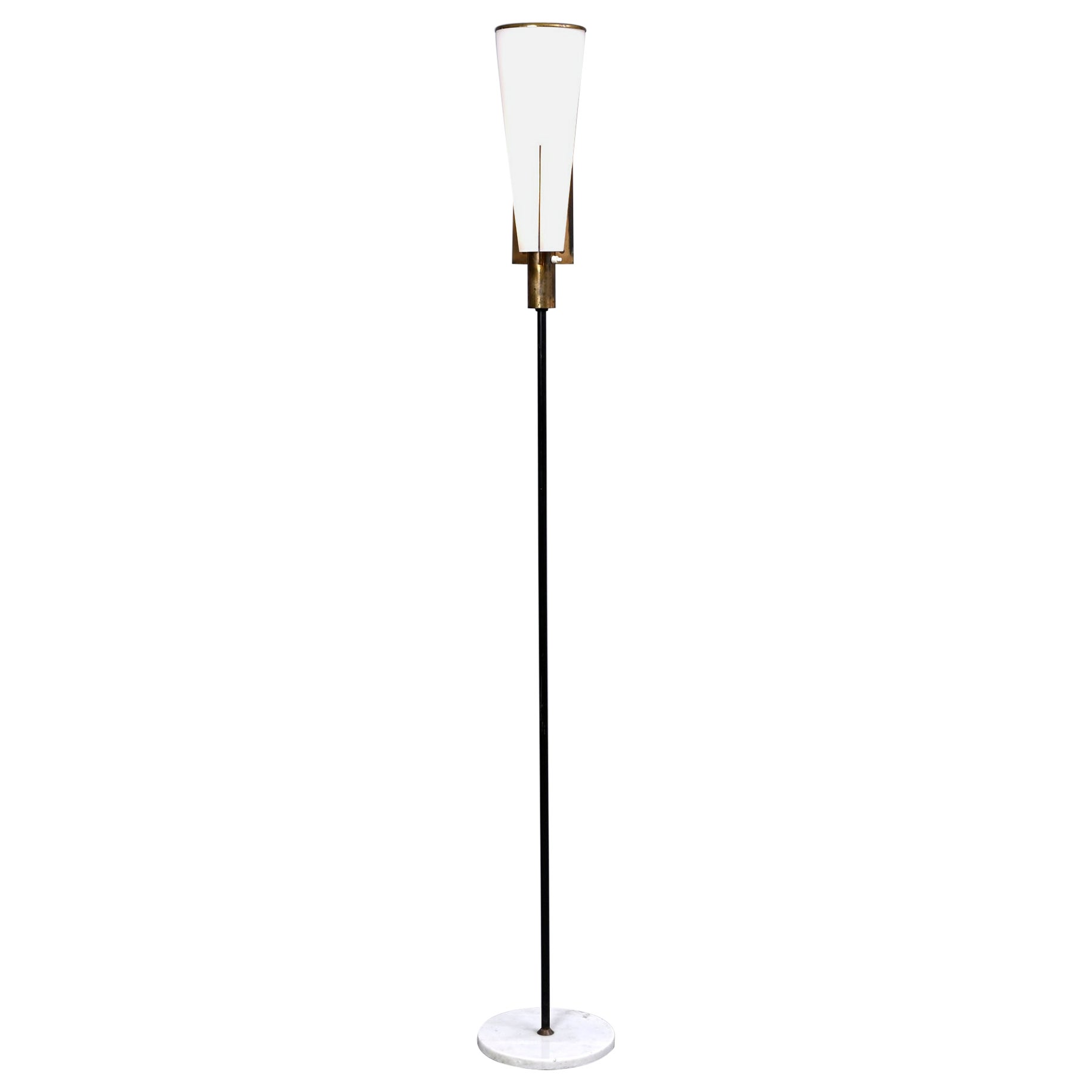 Rare Stilnovo Floor Lamp, Italy, C1950 For Sale