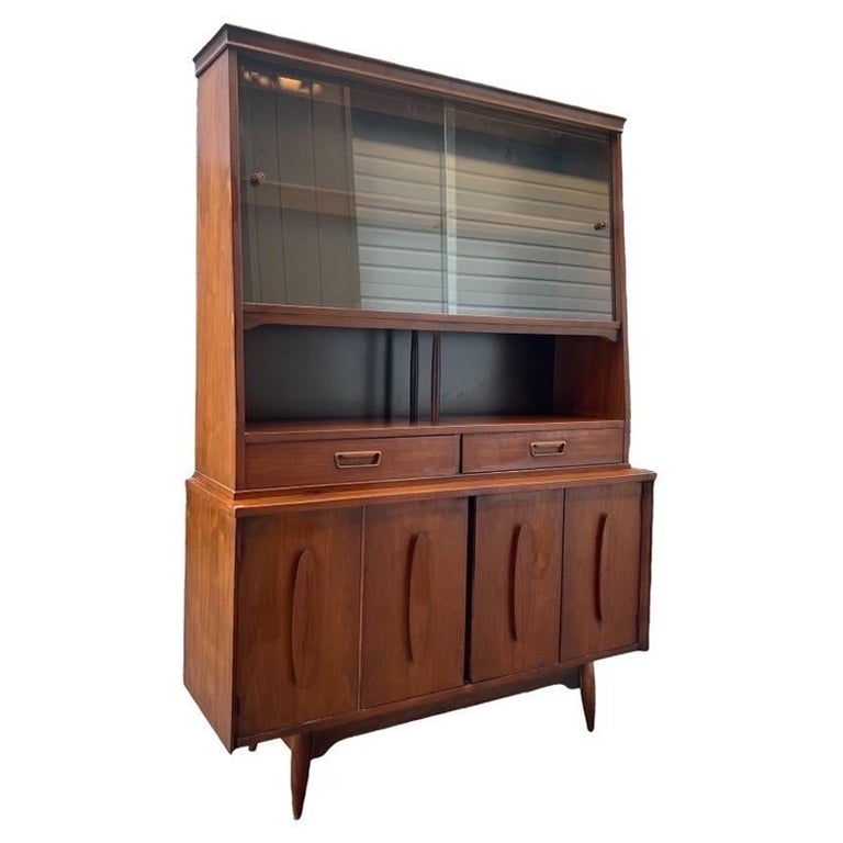Vintage Mid-Century Modern Hutch or Buffet Atomic Design Dovetail ...