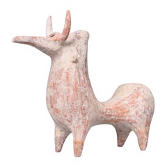 Amlash Terracotta Bull Vessel