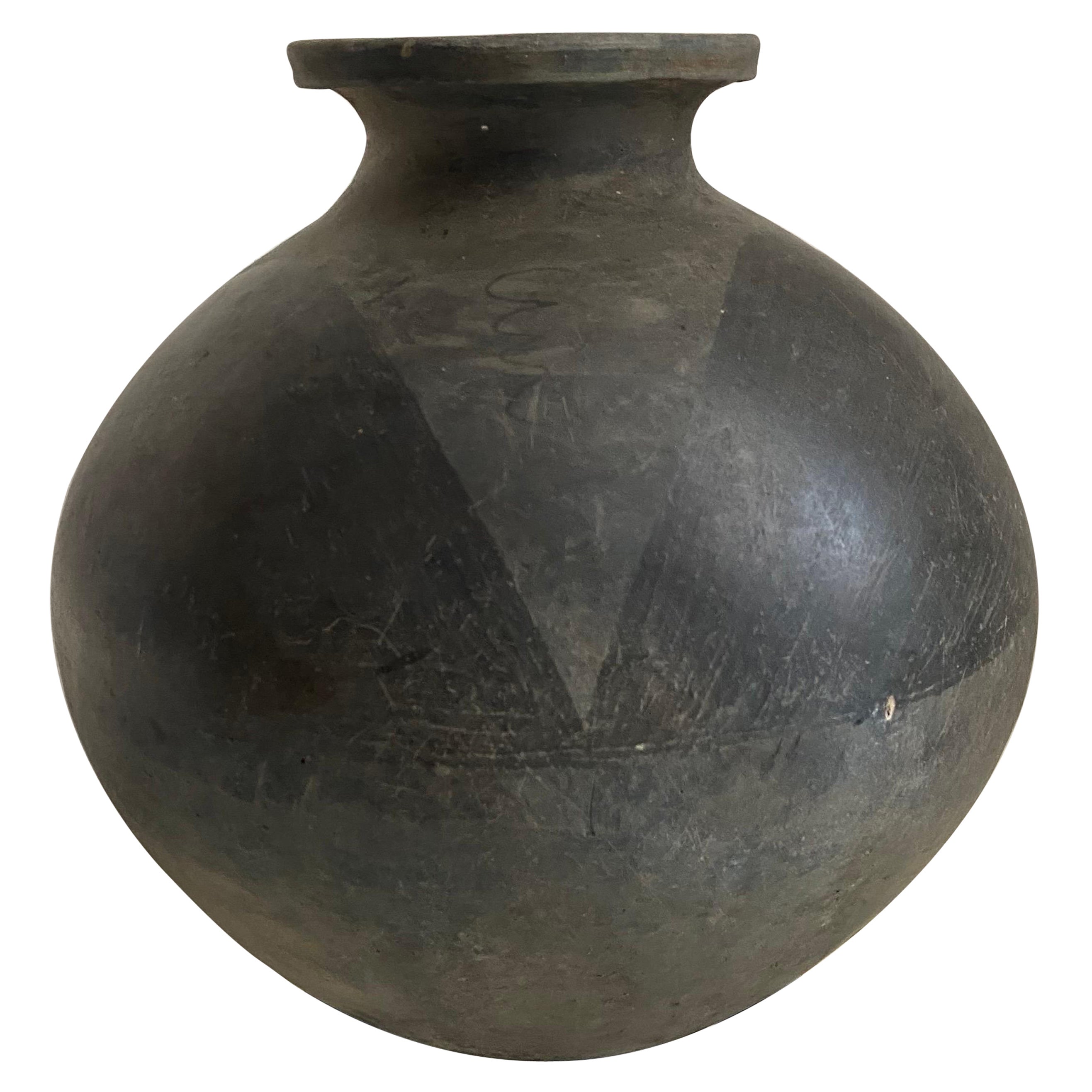 1950´s Mezcal Ceramic Jar From Oaxaca