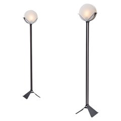 Retro Pair of Limited Edition Menno Dieperink Floor Lamps, Netherlands, 1983