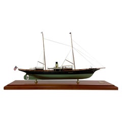 Cased Model of the Steam Yacht Golconda