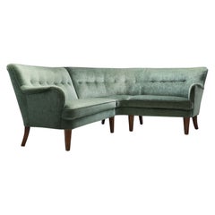 Orla Mølgaard-Nielsen Ecksofa für Fritz Hansen, Dänemark, 1940er Jahre