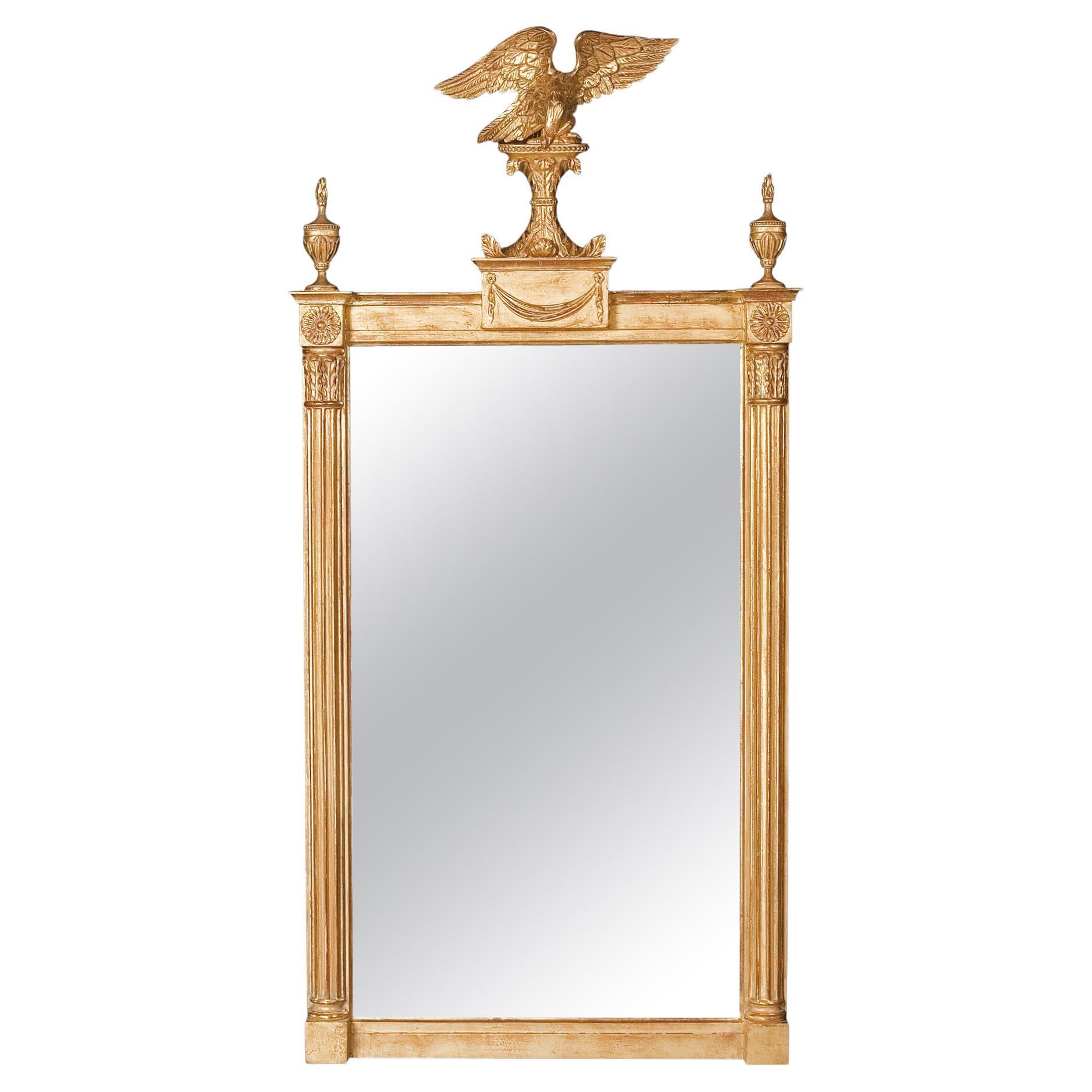 Regency Eagle Pier Mirror For Sale