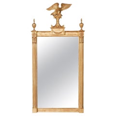Antique Regency Eagle Pier Mirror
