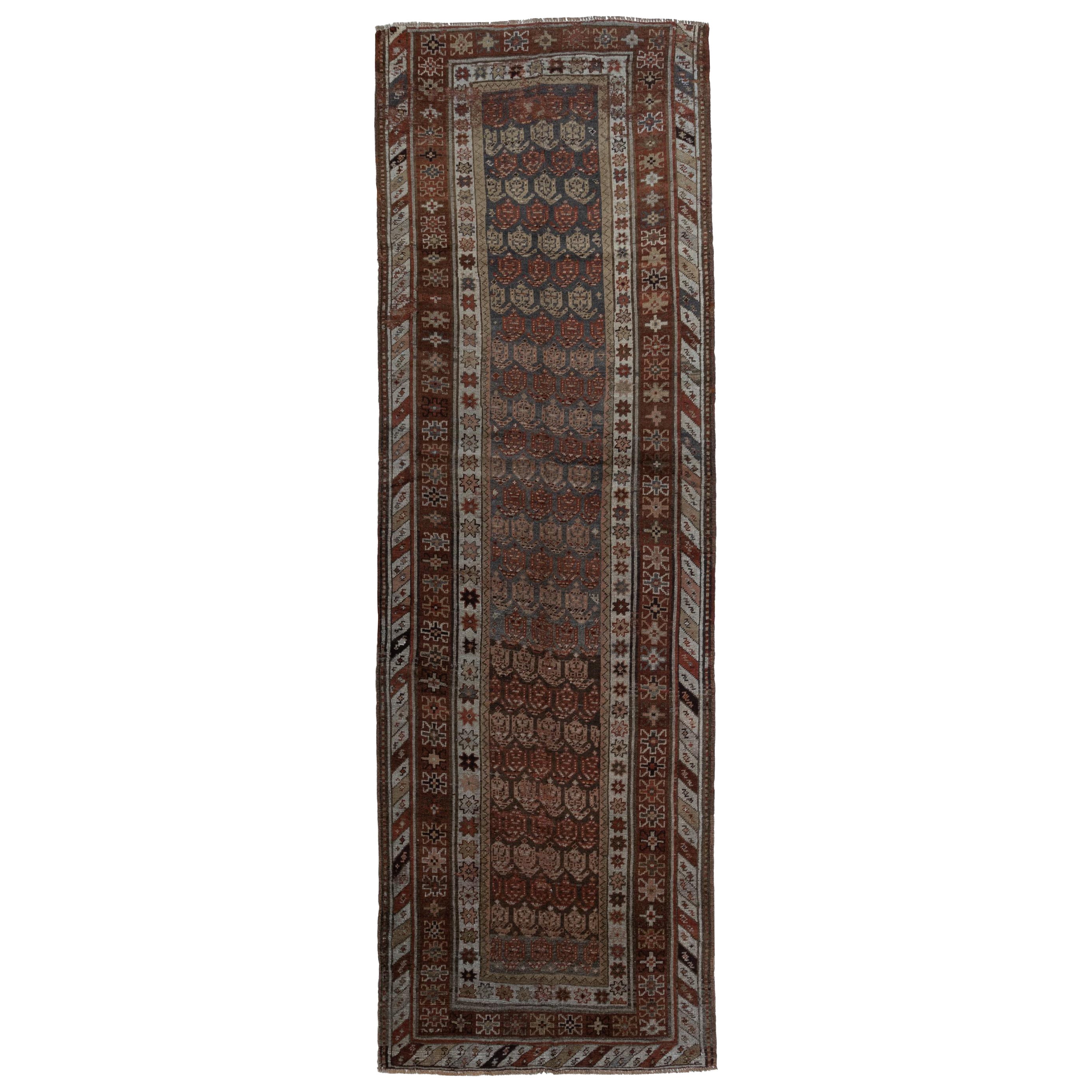 Tapis de couloir persan ancien