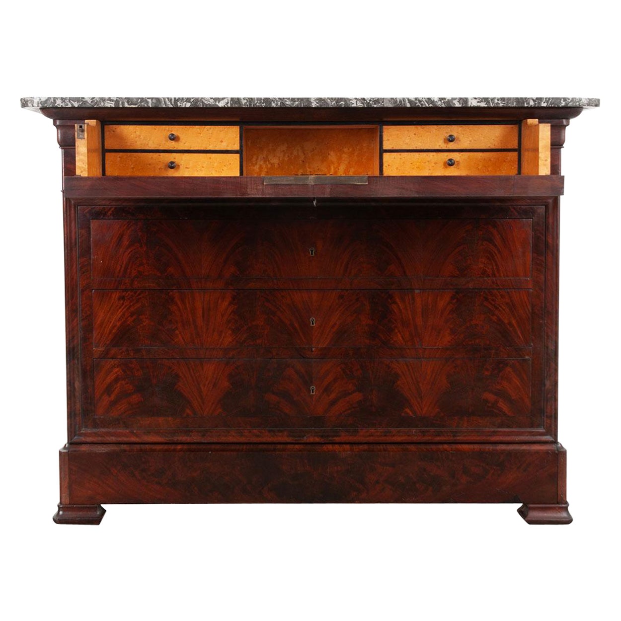 French 19th Century Louis Philippe Style Commode Desk