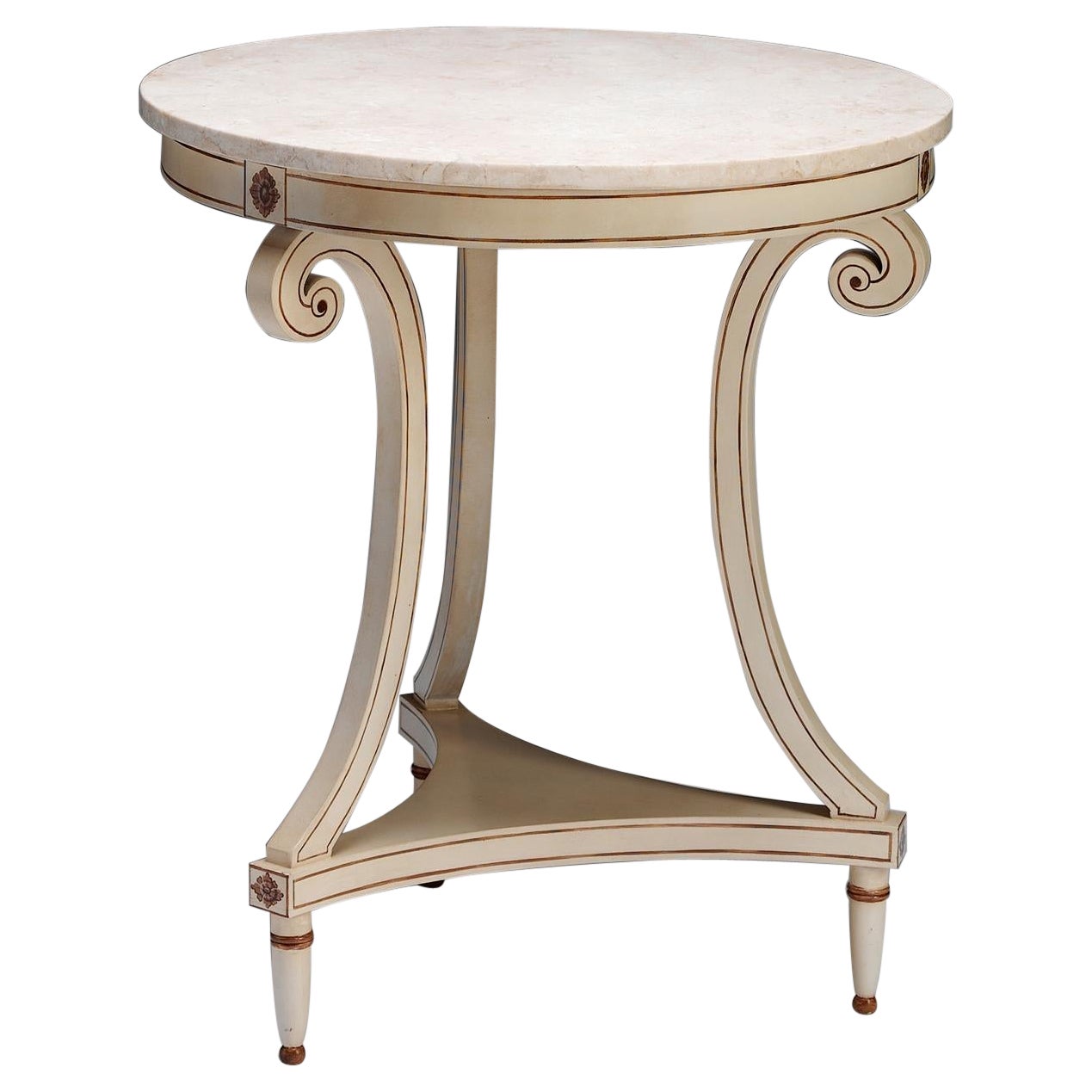 Painted Empire Table For Sale