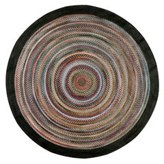 Mid 20th Century Round American Braided Carpet ( 7'8" R - 233 R cm )