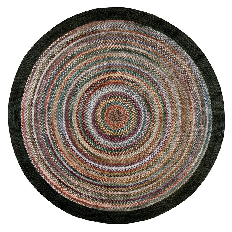 Antique Braided Rug For Sale at 1stDibs