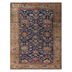 Antique Late 19th Century Persian Sultanabad Carpet ( 6'2" x 7'9" - 188 x 236 cm )