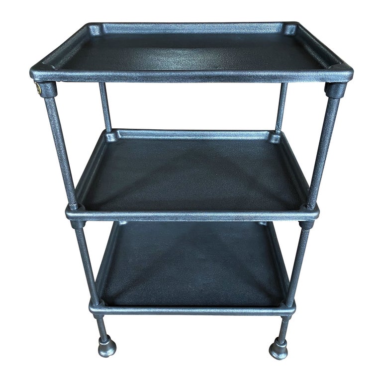 Vintage Industrial Shelving Stand For Sale at 1stDibs